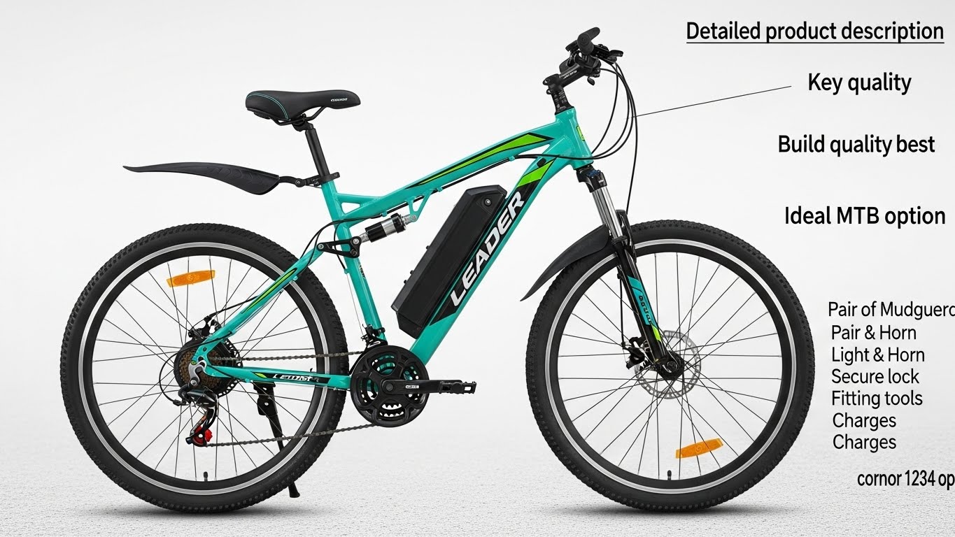 Electric Cycle image 2025 E-Cycle battery model photo Electric bicycle features India