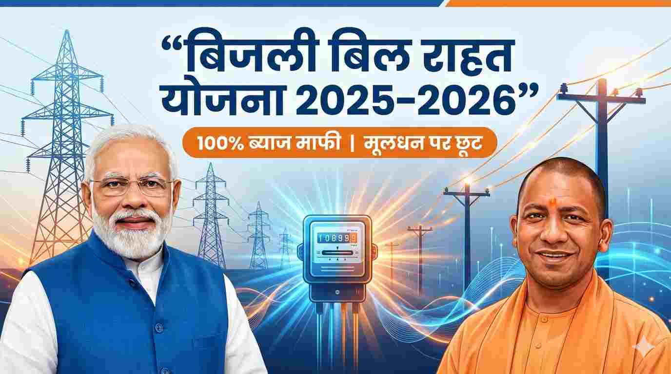 बिजली बिल राहत योजना सभी के लिए ऐतिहासिक मौका, जानिए पूरी जानकारी 2025 से 2026