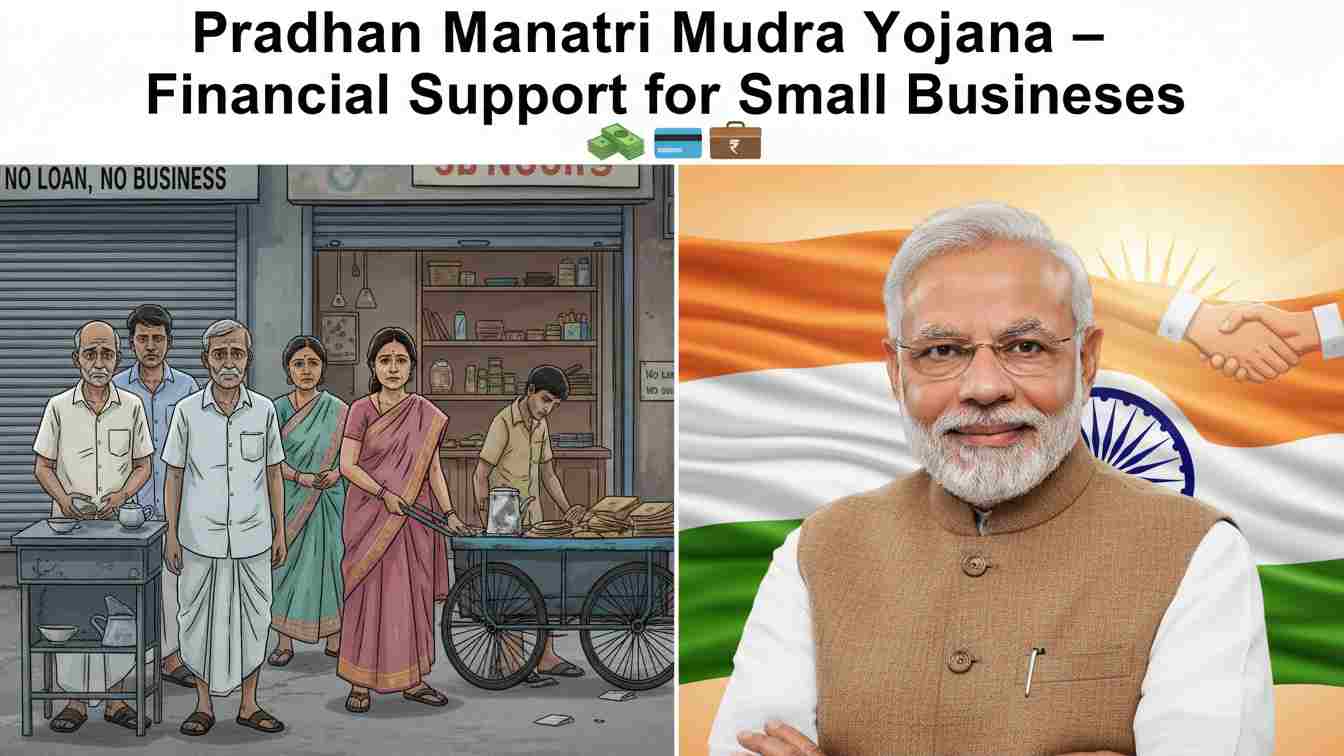 प्रधानमंत्री मुद्रा योजना PMMY के अंतर्गत छोटे व्यापारियों के लिए लोन योजना – नरेंद्र मोदी